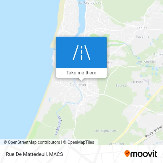 Rue De Mattedeuil map