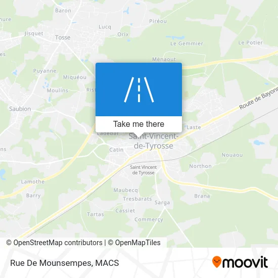 Rue De Mounsempes map