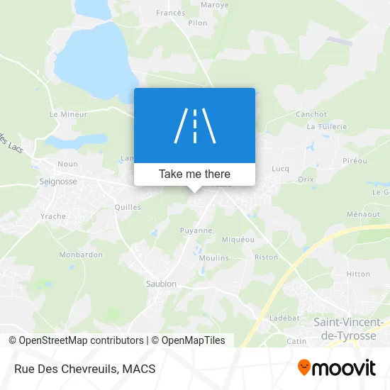 Rue Des Chevreuils map