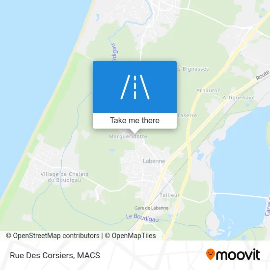 Rue Des Corsiers map