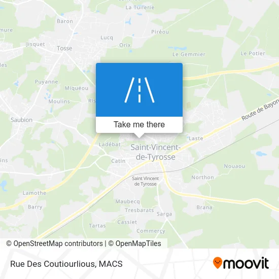 Rue Des Coutiourlious map