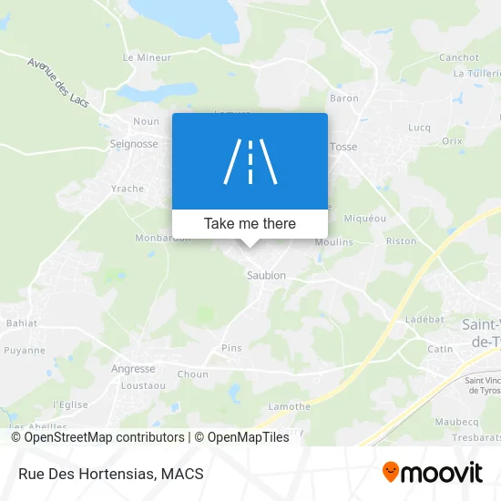 Rue Des Hortensias map