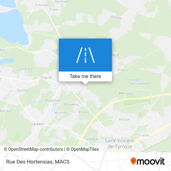 Rue Des Hortensias map