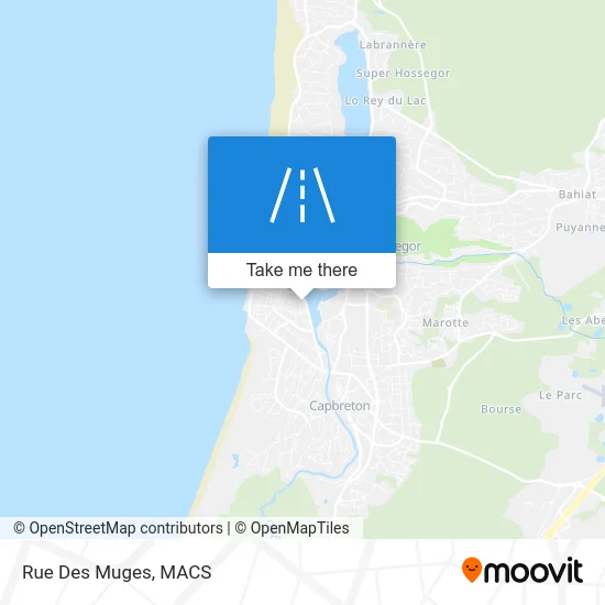 Rue Des Muges map