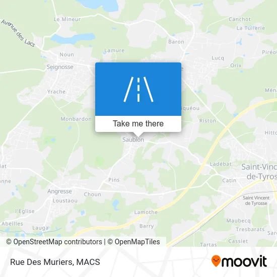 Rue Des Muriers map
