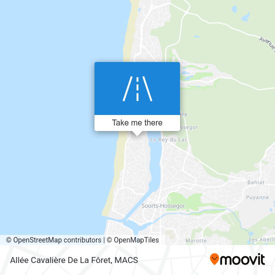 Allée Cavalière De La Fôret map