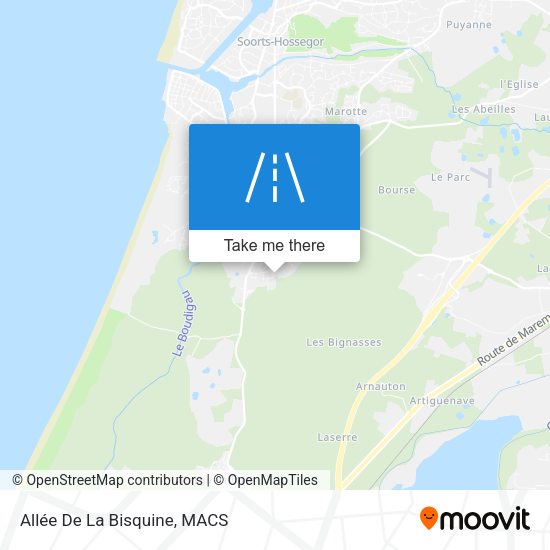 Allée De La Bisquine map