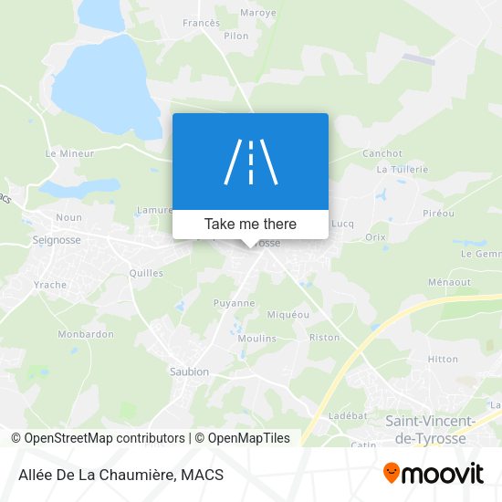 Allée De La Chaumière map