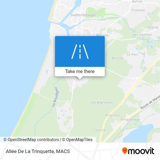 Allée De La Trinquette map