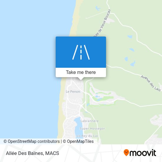 Allée Des Baïnes map