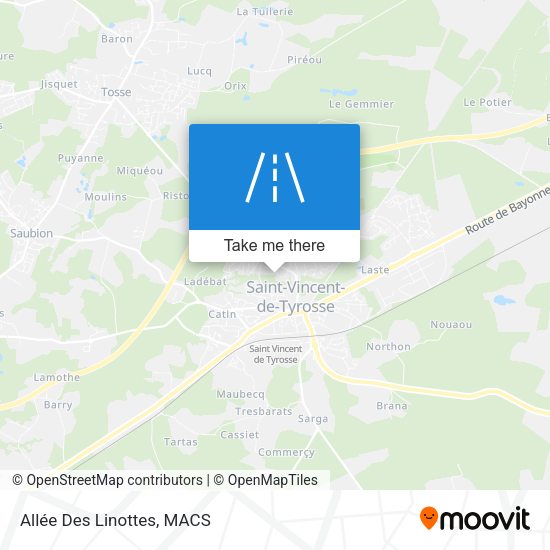 Allée Des Linottes map
