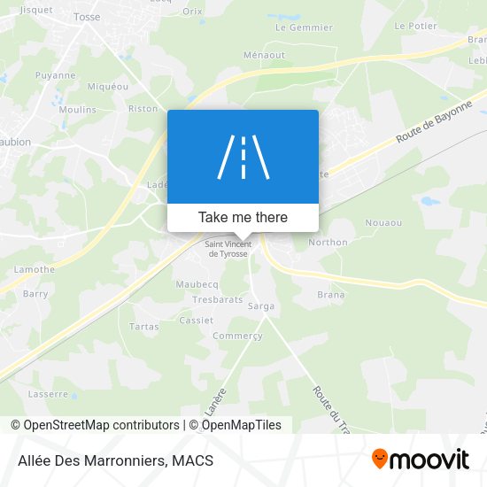 Allée Des Marronniers map