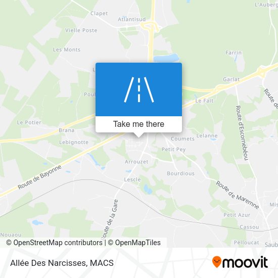 Allée Des Narcisses map