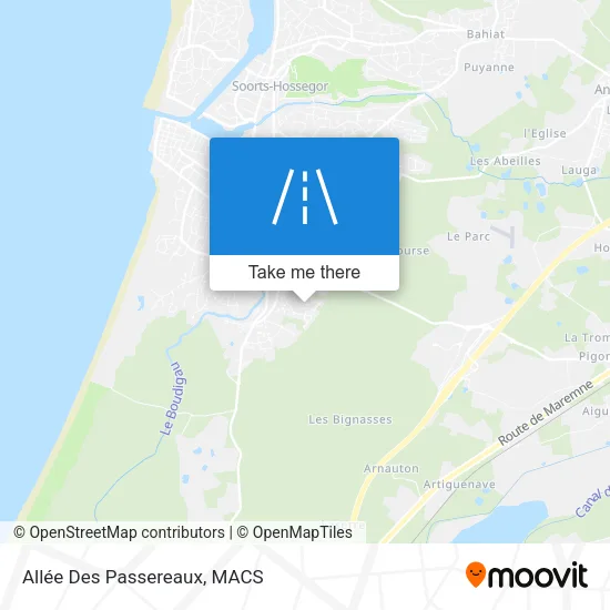 Allée Des Passereaux map