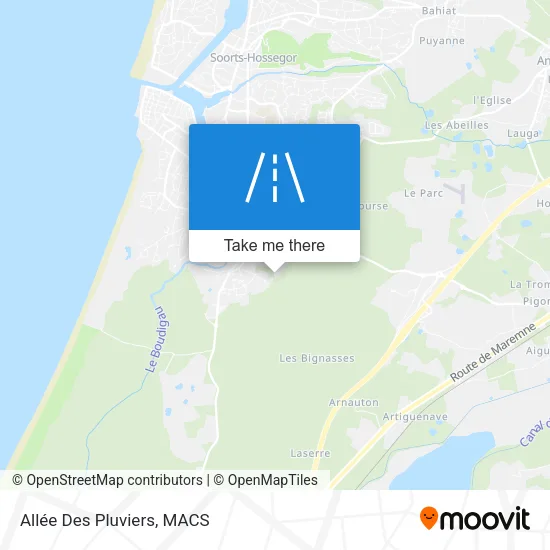 Allée Des Pluviers map