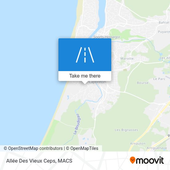 Allée Des Vieux Ceps map