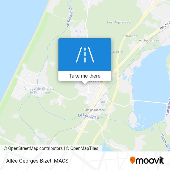 Allée Georges Bizet map