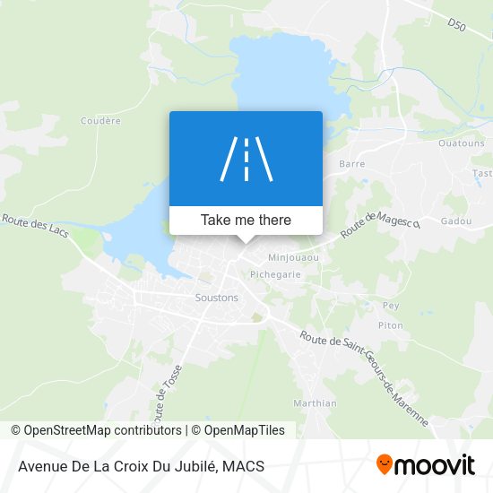 Avenue De La Croix Du Jubilé map