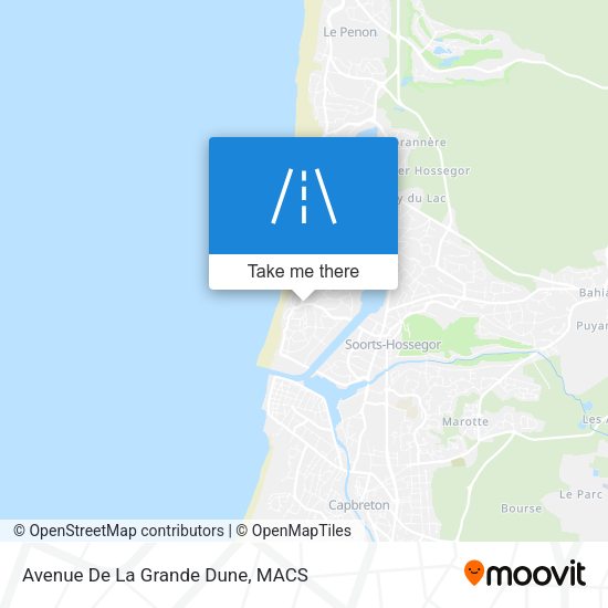 Avenue De La Grande Dune map