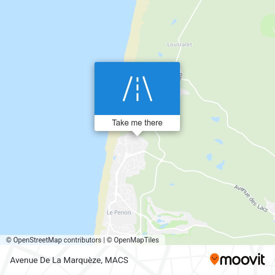 Avenue De La Marquèze map