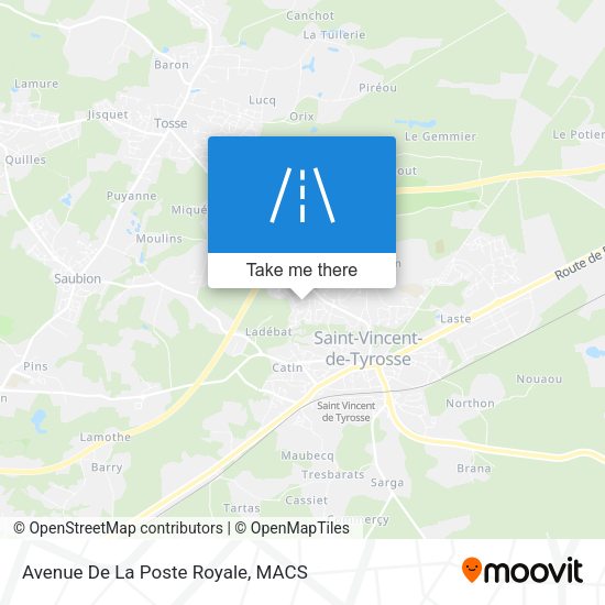 Avenue De La Poste Royale map