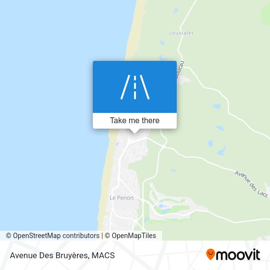 Avenue Des Bruyères map