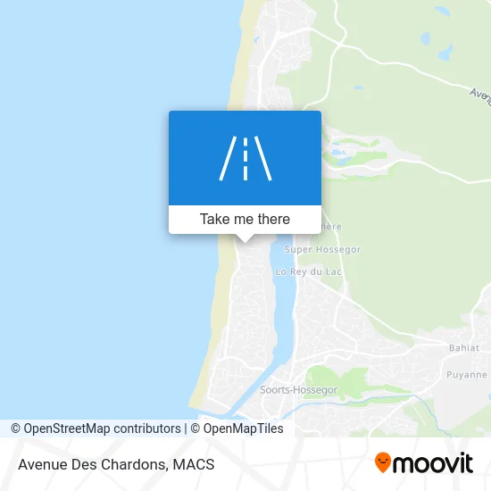 Avenue Des Chardons map