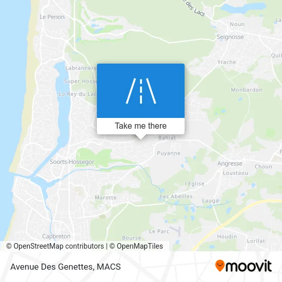 Avenue Des Genettes map