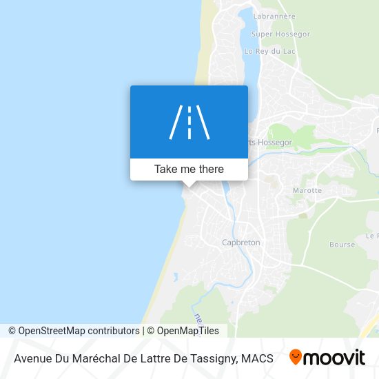Avenue Du Maréchal De Lattre De Tassigny map