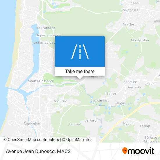 Avenue Jean Duboscq map