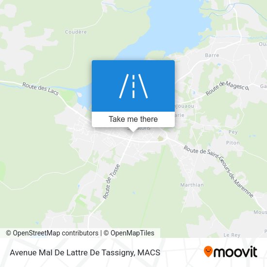 Avenue Mal De Lattre De Tassigny map