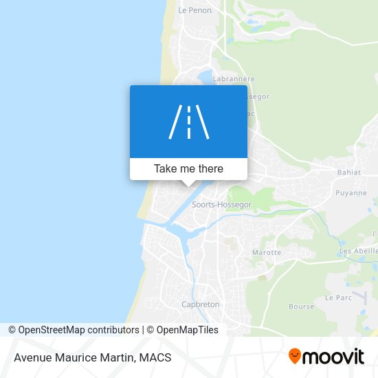 Avenue Maurice Martin map