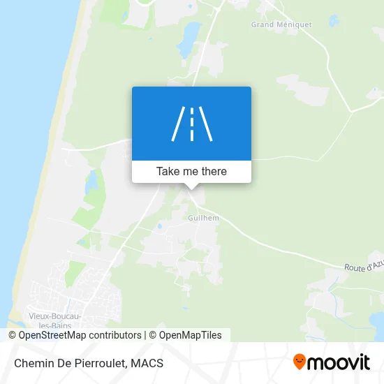 Chemin De Pierroulet map