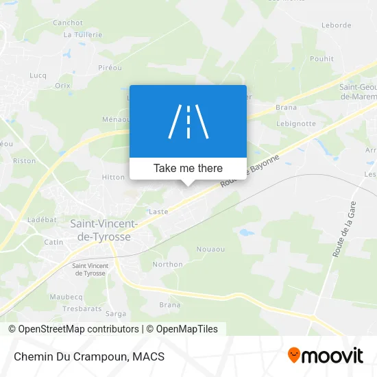 Chemin Du Crampoun map