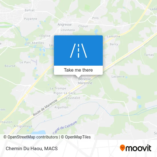 Chemin Du Haou map