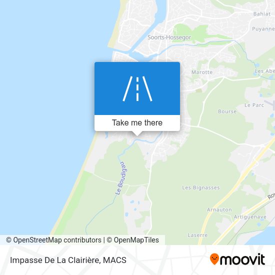 Impasse De La Clairière map