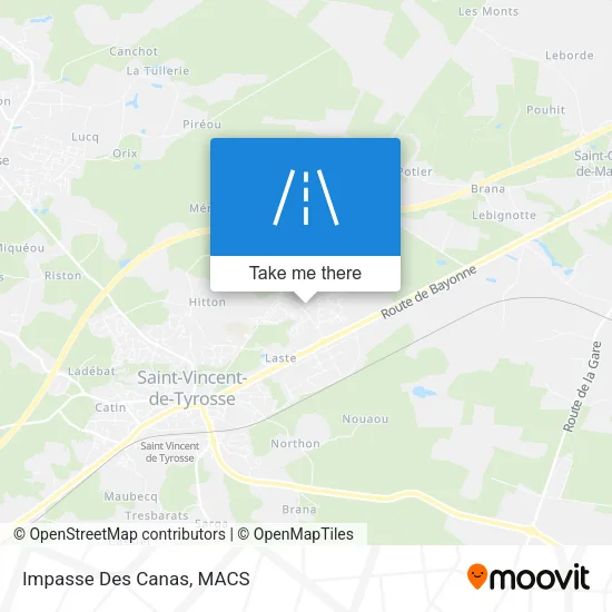 Impasse Des Canas map