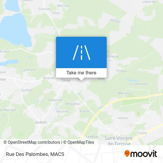 Rue Des Palombes map