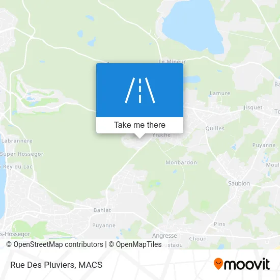 Rue Des Pluviers map