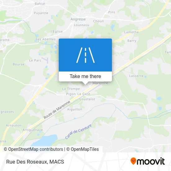 Rue Des Roseaux map