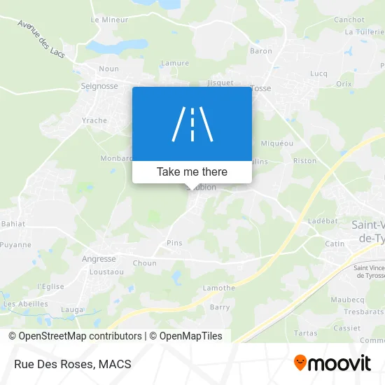 Rue Des Roses map