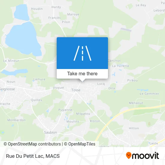 Rue Du Petit Lac map