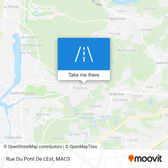 Rue Du Pont De L'Est map