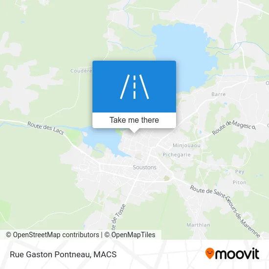 Rue Gaston Pontneau map