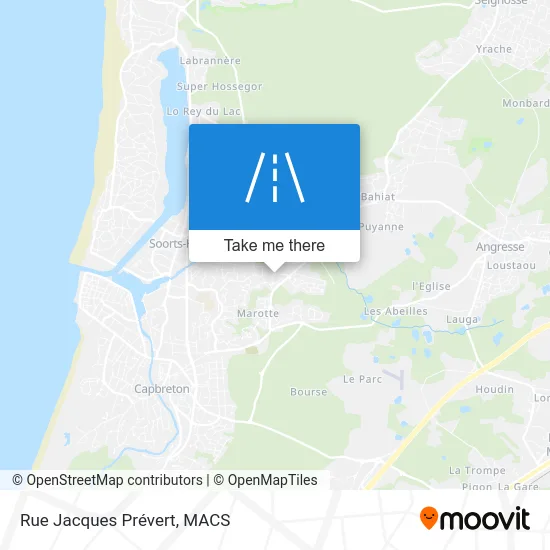 Rue Jacques Prévert map