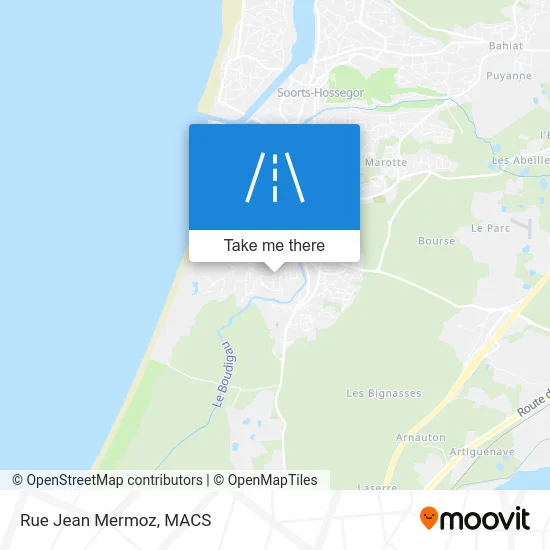 Mapa Rue Jean Mermoz