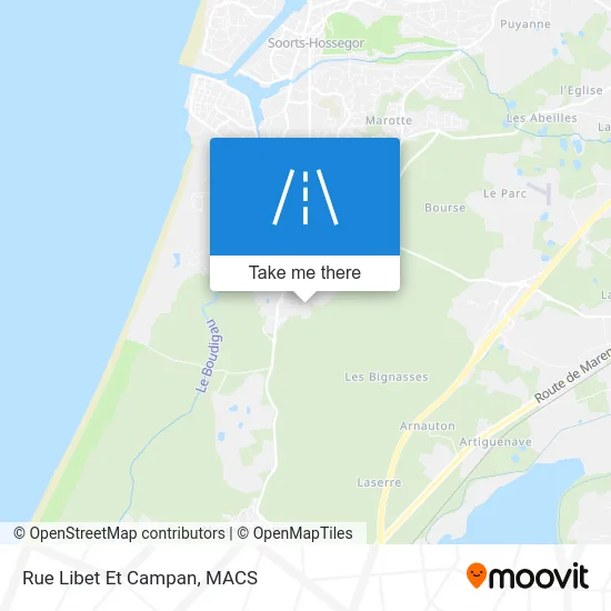 Rue Libet Et Campan map
