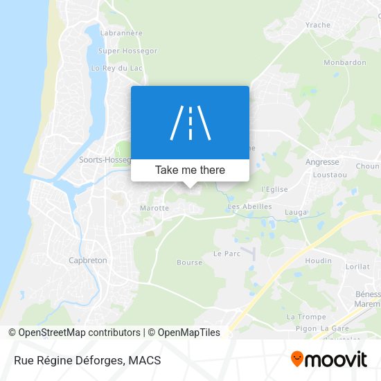 Rue Régine Déforges map
