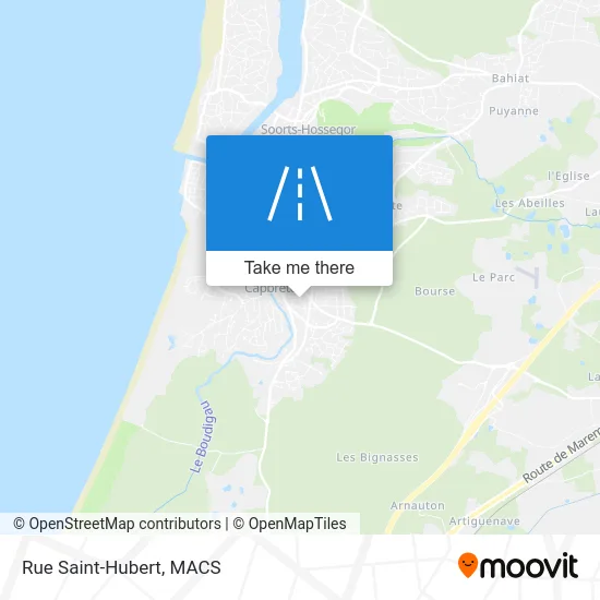 Rue Saint-Hubert map