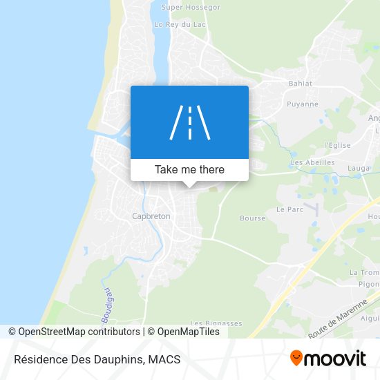 Résidence Des Dauphins map